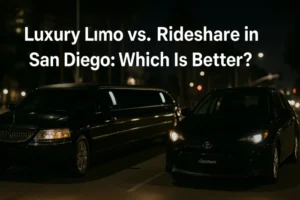 luxury limo vs rideshare