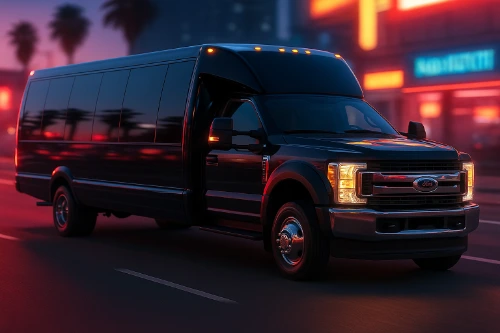 20-Passenger Ford 550 Limo Bus