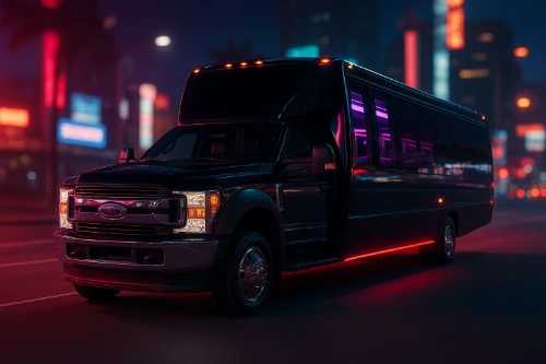 30-Passenger Ford 650 Limo Bus